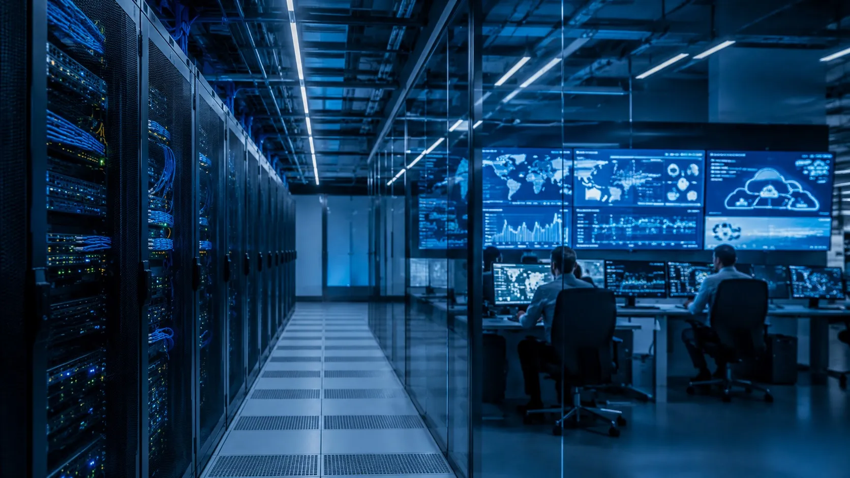 Hosting oprogramowania branżowego oparty na serwerowni i stałym monitoringu infrastruktury IT